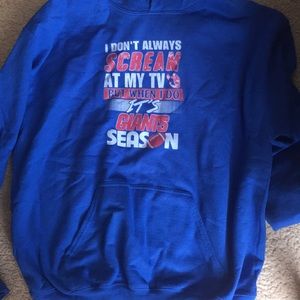A giants football hoodie
